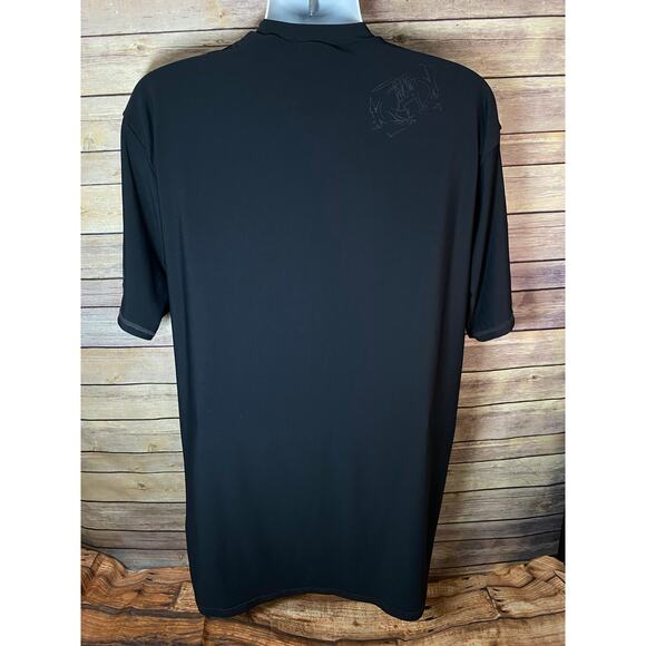 Body Glove Rash Guard Swim Shirt Men’s Size XXL Black Graphic UVP50 Stretch - Picture 2 of 9